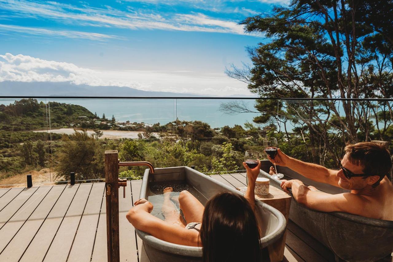 فندق Drift Off Grid Luxury Eco Glamping Tarakohe المظهر الخارجي الصورة